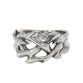 Fashion Vintage Hollow Out Design Crown of Thorns Rings for Men Women Stainless Steel Punk Biker Wedding Party Gifts Wholesale