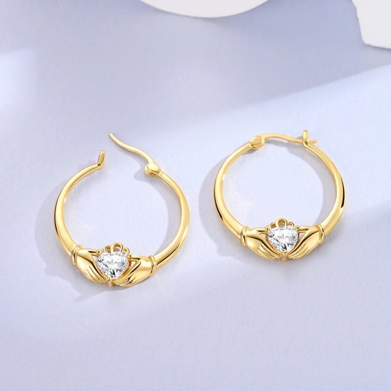 925 Silver Earrings Sparking Dolphin Sloth Cat Football Hoop Earring For Women Girls Anniversary Wedding Jewelry Gifts mbzr