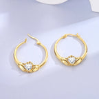 925 Silver Earrings Sparking Dolphin Sloth Cat Football Hoop Earring For Women Girls Anniversary Wedding Jewelry Gifts mbzr