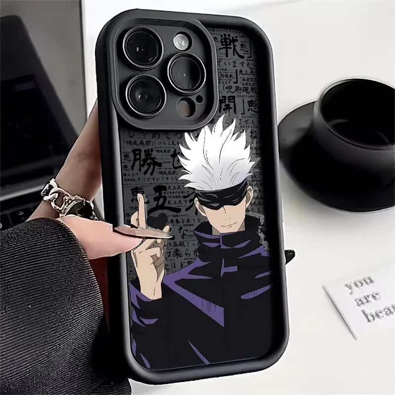 Anime Jujutsu Kaisen Phone Case For IPhone 17 16 15 14 13 12 11 pro 16 plus Cover