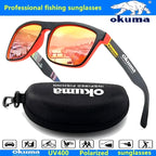 Okuma Polarized Sunglasses UV400 for Men and Women Outdoor Hunting, Fishing, Driving Bicycles, Sunglasses Optional Box