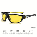Sport Night Vision Driving Sunglasses for Men and Women Eyewear