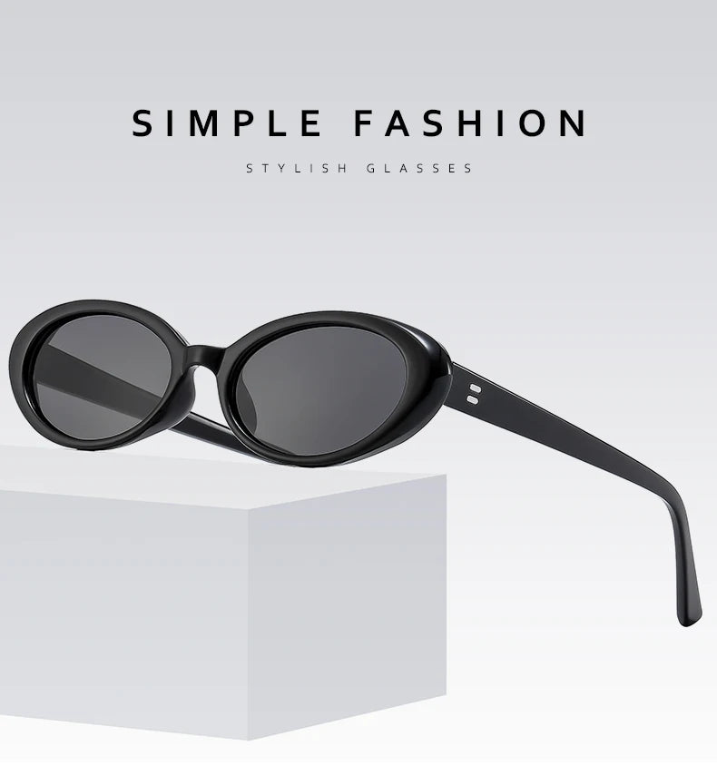 Fashion Small Oval Sunglasses Women Classic Vintage Men Sun Glasses UV400 Female Shades mbzr