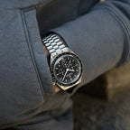 PAGANI DESIGN 2026 New Moon Watch Retro Quartz Watches For Men Stainless steel Luminous waterproof Luxury Sport Chronograph Man