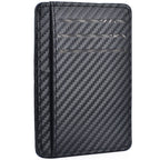 Men's Slim Thin Minimalist Front Pocket Wallets Men Anti Rfid Blocking Protected Magic ID Credit Card Holder PU Leather Wallets mbzr