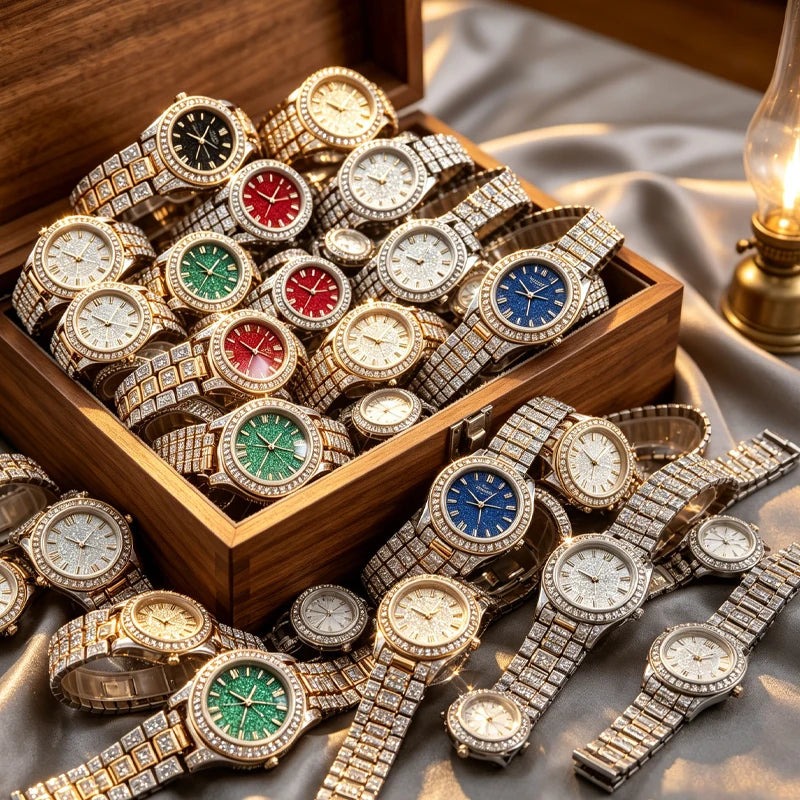 1 random men's or women's watch. This accessory combines casual, business, and fashion styles, making it perfect for music festivals,  Halloween, and parties. It’s an excellent birthday or Christmas gift for your boyfriend, mbzr