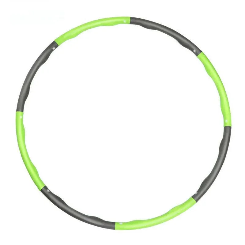 Removable Sports Hoops for Women, Fitness Circle, Rainbow Ball, Massage Exercise, Gym Workout, Fitness Equipment, 6 Sections mbzr