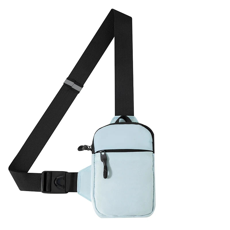 Mini Nylon Crossbody Bag for Men And Women Mobile Chest Pack Fashionable And Versatile Small Shoulder Bag canvas bag mbzr