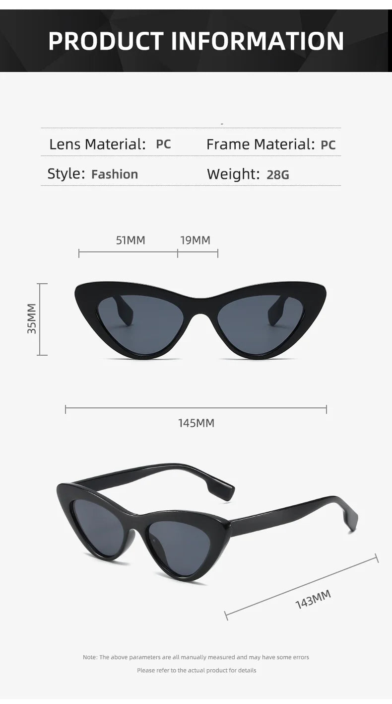 New Fashion Cat Eye Sunglasses Women Vintage Shades Brand Designer Gafas Luxury Sun Glasses UV400 Eyewear Oculos mbzr