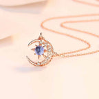 LATS Star Moon Pendant Necklaces for Women Simple Clavicle Chain Fashion Jewelry Accessories