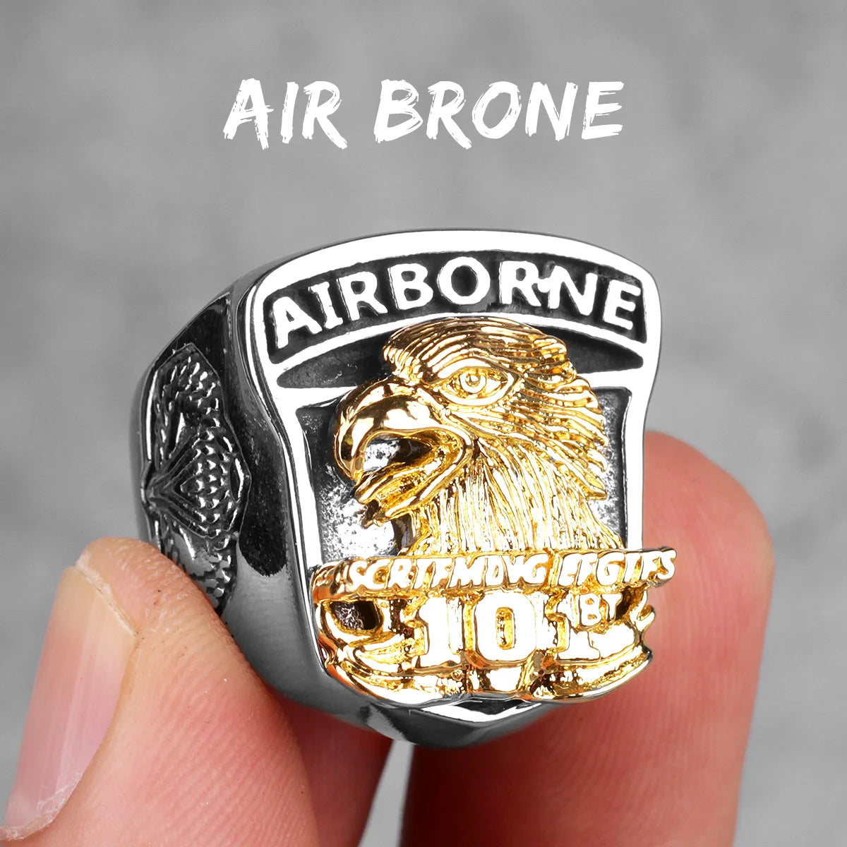 Stainless Steel Animal Rings Eagle Dog Dragon Bird Snake Hip Hop Trendy