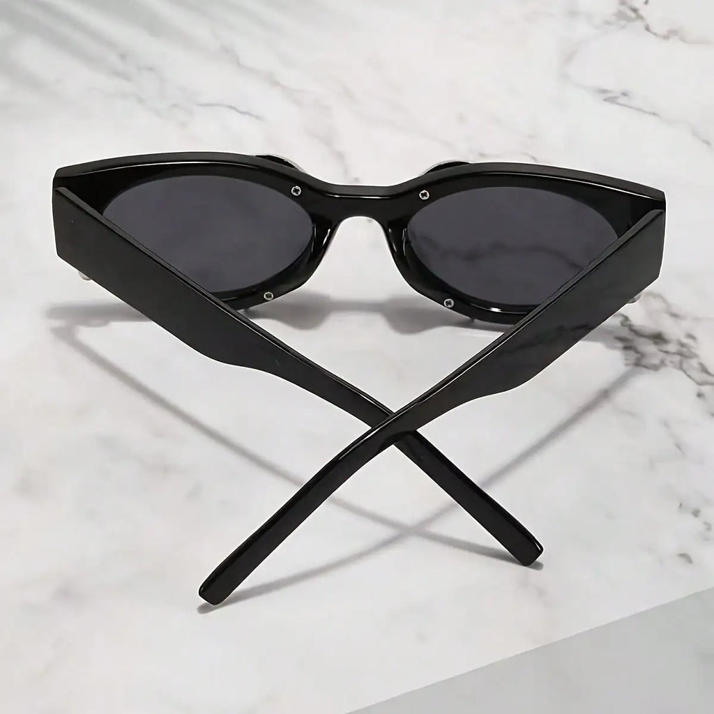 Y2K Retro Cat-Eye Fashion Glasses with Snake Pattern