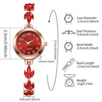 Elegant Women Watches Luxury Rhinestone Bracelet Bracelet Quartz Watch Reloj Mujer Girls Clock Gift（Without Box） mbzr