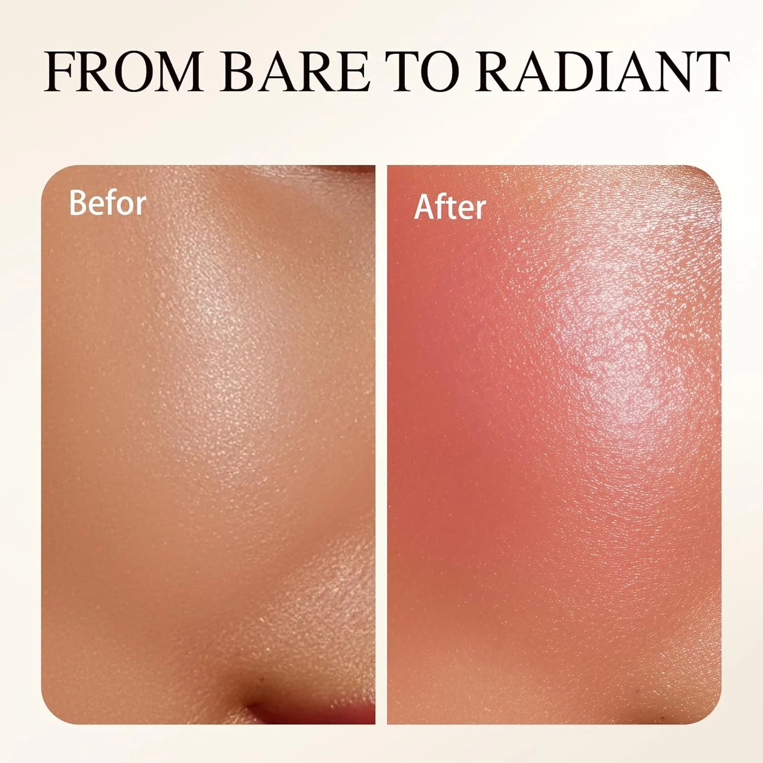 PHOFAY  Rare Beauty Powder Highlighter Blush Water Light Shimmer Waterproof Long Last Face Illuminator Brighten Light Liquid Highlighter mbzr