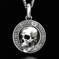 Vintage Ethic  Letter Skull Necklace  Fashion Punk Christmas Skeleton Necklaces for Women and Men