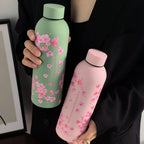 1pc550ml Sakura Tree Series Water Cup, Double-Layer Stainless Steel Insulated Coffee Cup, Cold Cup, Vacuum Flask And Insulated W mbzr
