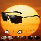 Polarized Photochromic Sports Sunglasses Day & Night