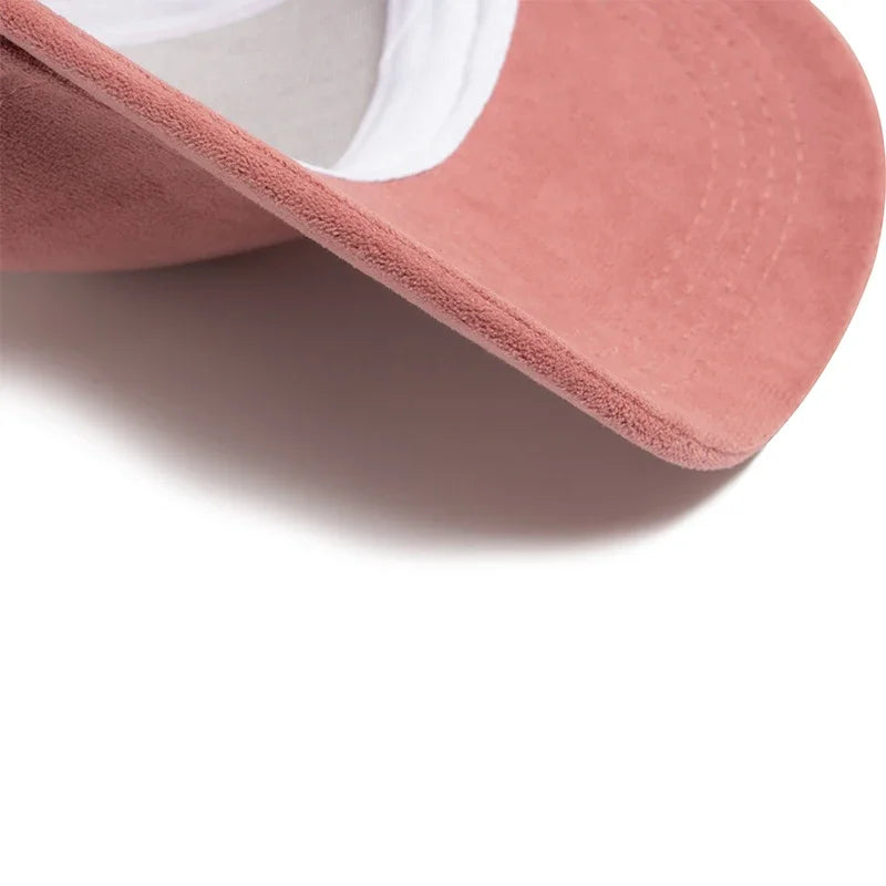 Suede Baseball Caps Solid Fashion Outdoors Casual Travel Sun Visor Hat Multicolour Unisex