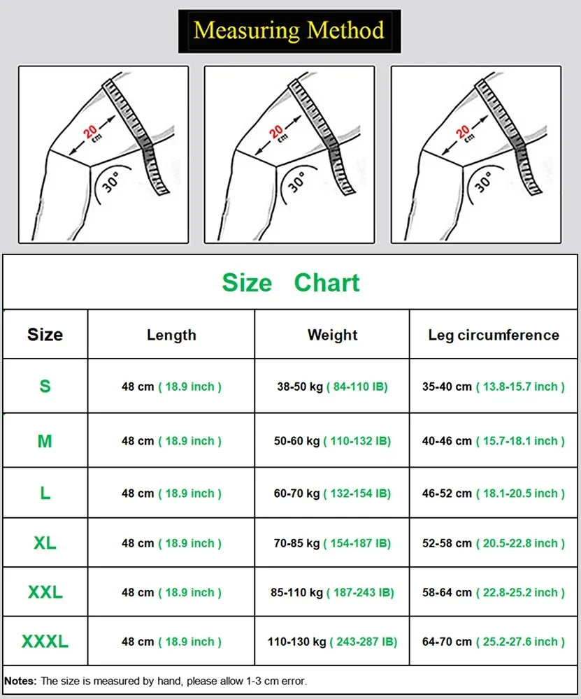 1Pc Leg Knee Support Protectors Knee Support Brace Compression Long Full Legs Sleeve Arthritis Relief Running Gym Sport Knee Pad mbzr