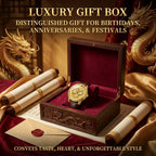 1pcs Men's Gold Leather Band Luxury Business Moon Phase Quartz Watch for Party Holiday Gift mbzr