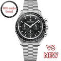 PAGANI DESIGN New Golden Watch Luxury Quartz Watches For Men Stainless steel Luminous AR Sapphire crystal Chronograph Man Gift Local Shipping