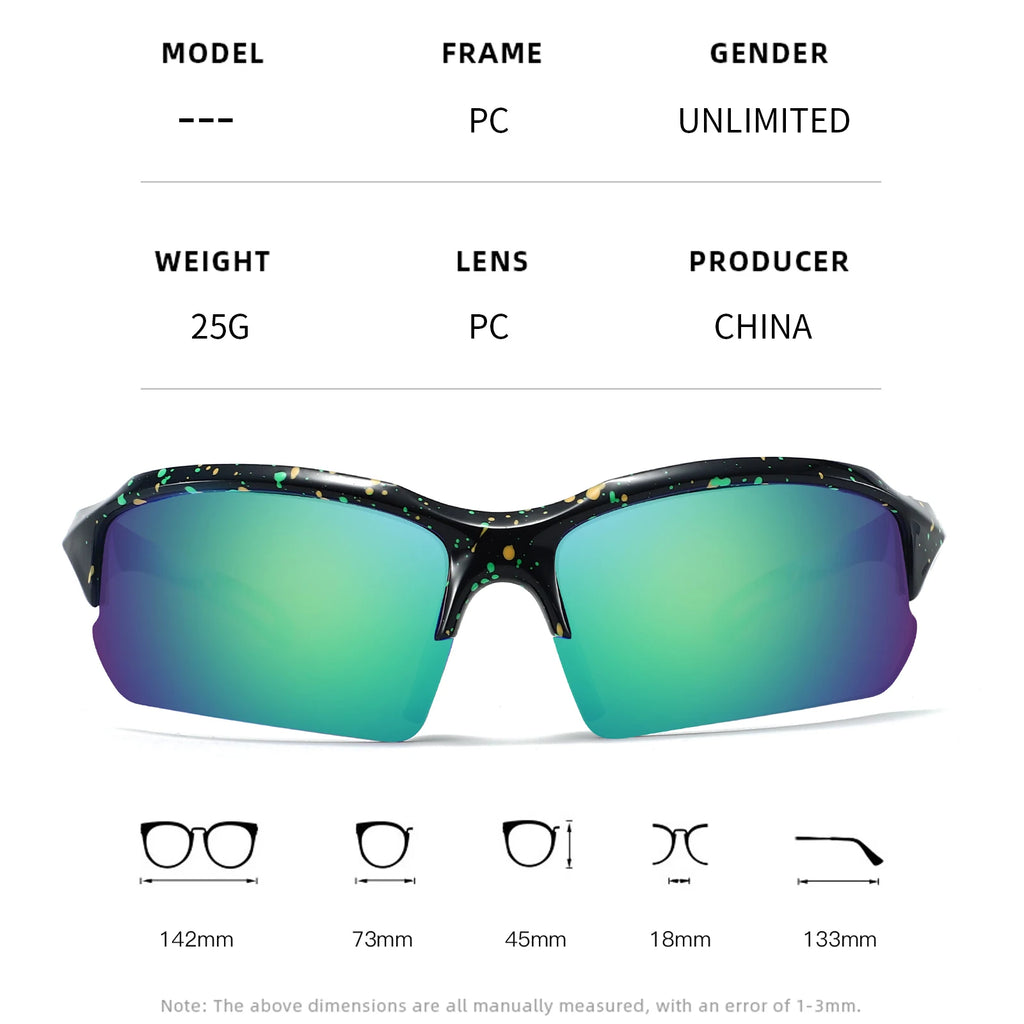 UV400 Sport Sunglasses for Cycling & Outdoor Activities