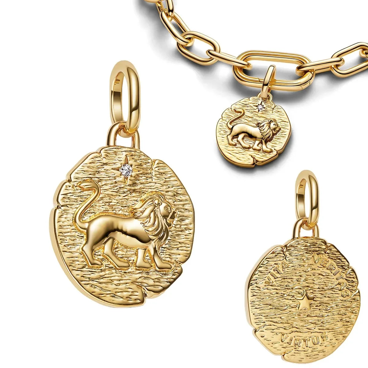 925 pure silver constellation pendant with relief texture of ghostly skull. Suitable for bracelets and necklaces. Jewelry.