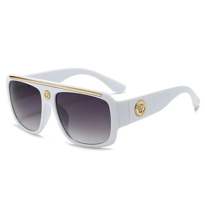 2026 Oversized Vintage Punk Sunglasses  Fashion Brand Luxury Designer Sunglasses Men Women  Summer Travel Outdoor Shades Glasses