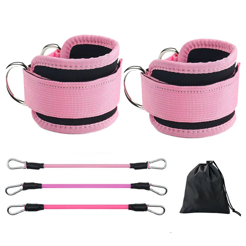 Ankle Straps Resistance Bands Set Fitness Workout  Equipment  Yoga Elastic Fitness Ankle Weight Band for Gym Man Woman TLD01 mbzr