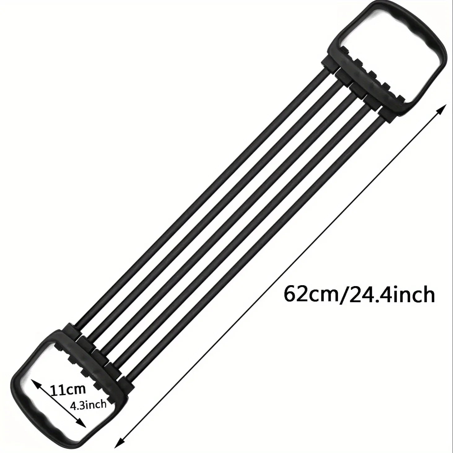 Resistance Bands Set - 5-Rope Chest Expander for Full Body Workout, Home Gym Strength Training: Chest, Arms, Back & Legs mbzr