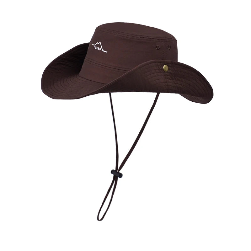 Quick-drying Fisherman Hat Summer Large Overhang Protection Hat Outdoor Mountaineering
