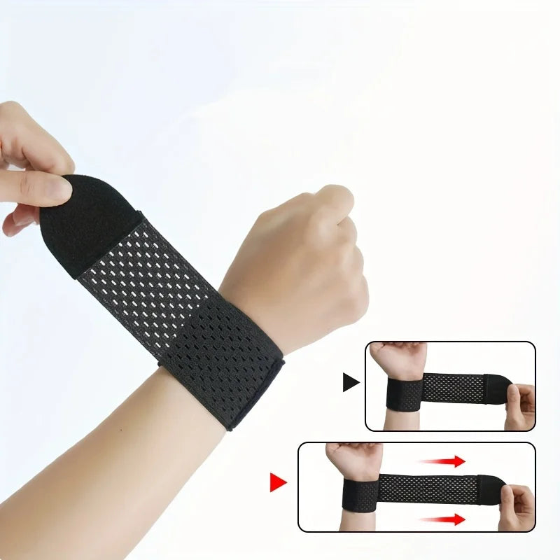 1Adjustable Breathable Bracer - Protective Elastic Band for Sports and Daily Use mbzr