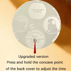 PINDU Design Man Wristwatch Transparent Hollow Design Celestial Roulette Quartz Watches Water Resistant Leather Men's Watch Box
