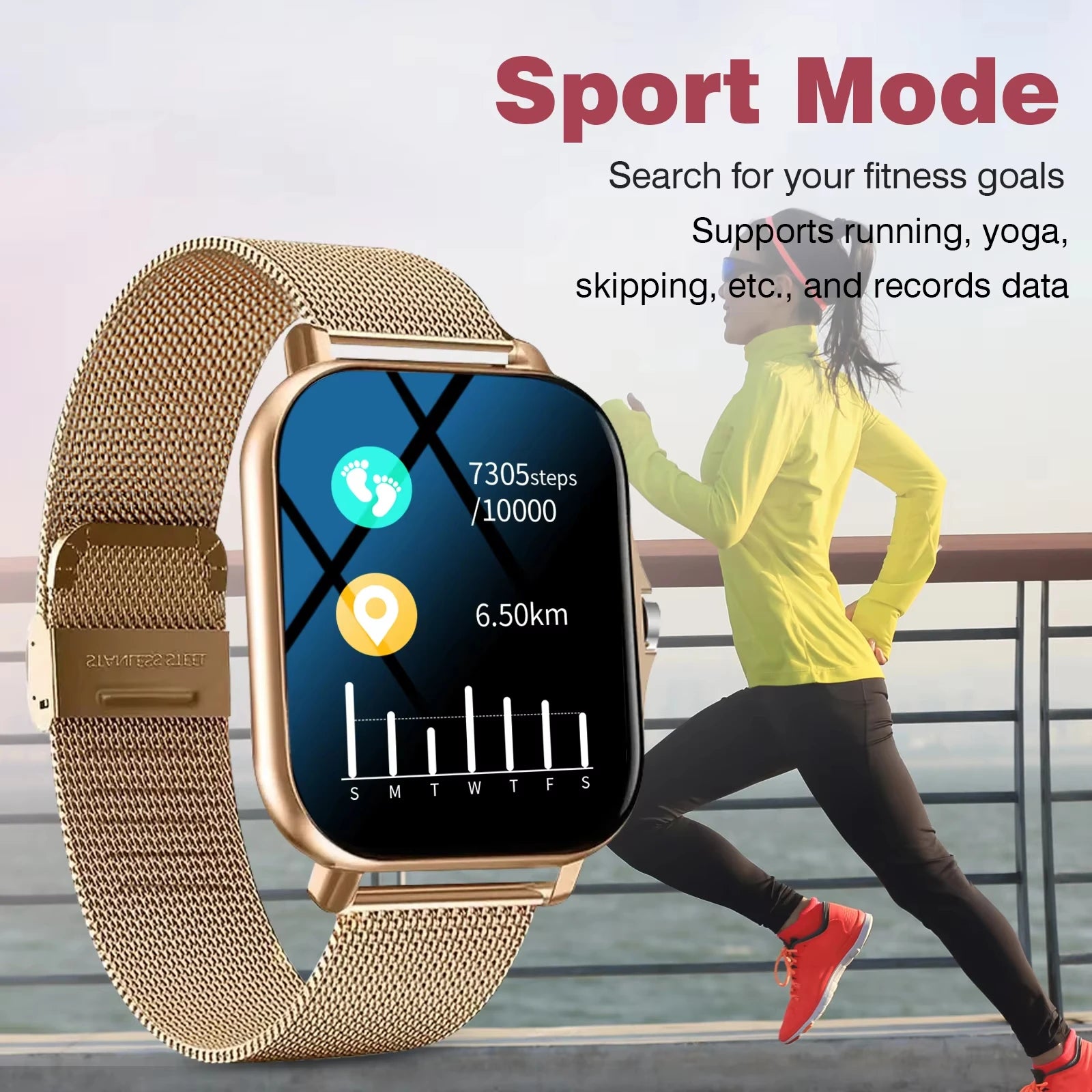 New Bluetooth Call Smart Watch Information Push Men Women Health Monitoring Watch Pedometer Smart Watch For Android IOS