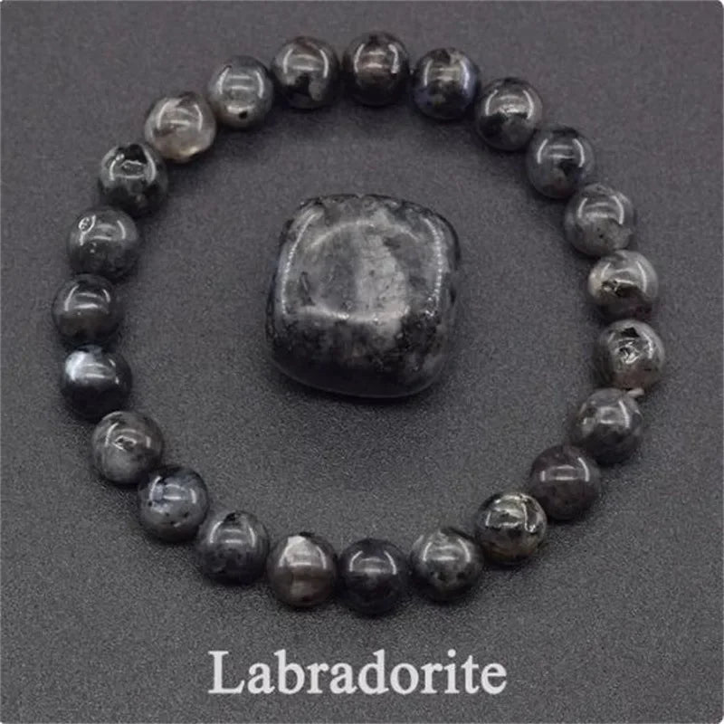JD Amethyst Bracelet Made of Real Natural Stone Beads Body-Purifying Geniune Amethyst Natural Crystal Bracelet for Women Pulsera mbzr