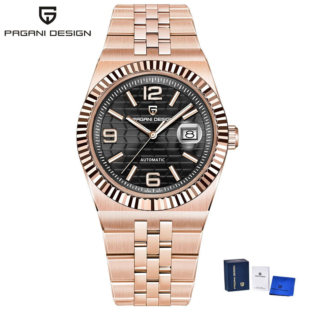 PAGANI DESIGN New Watches 3D Rhombus Dial Luxury Automatic Watch For Men Fashion AR Sapphire crystal Mechanical Wrist watch 2026