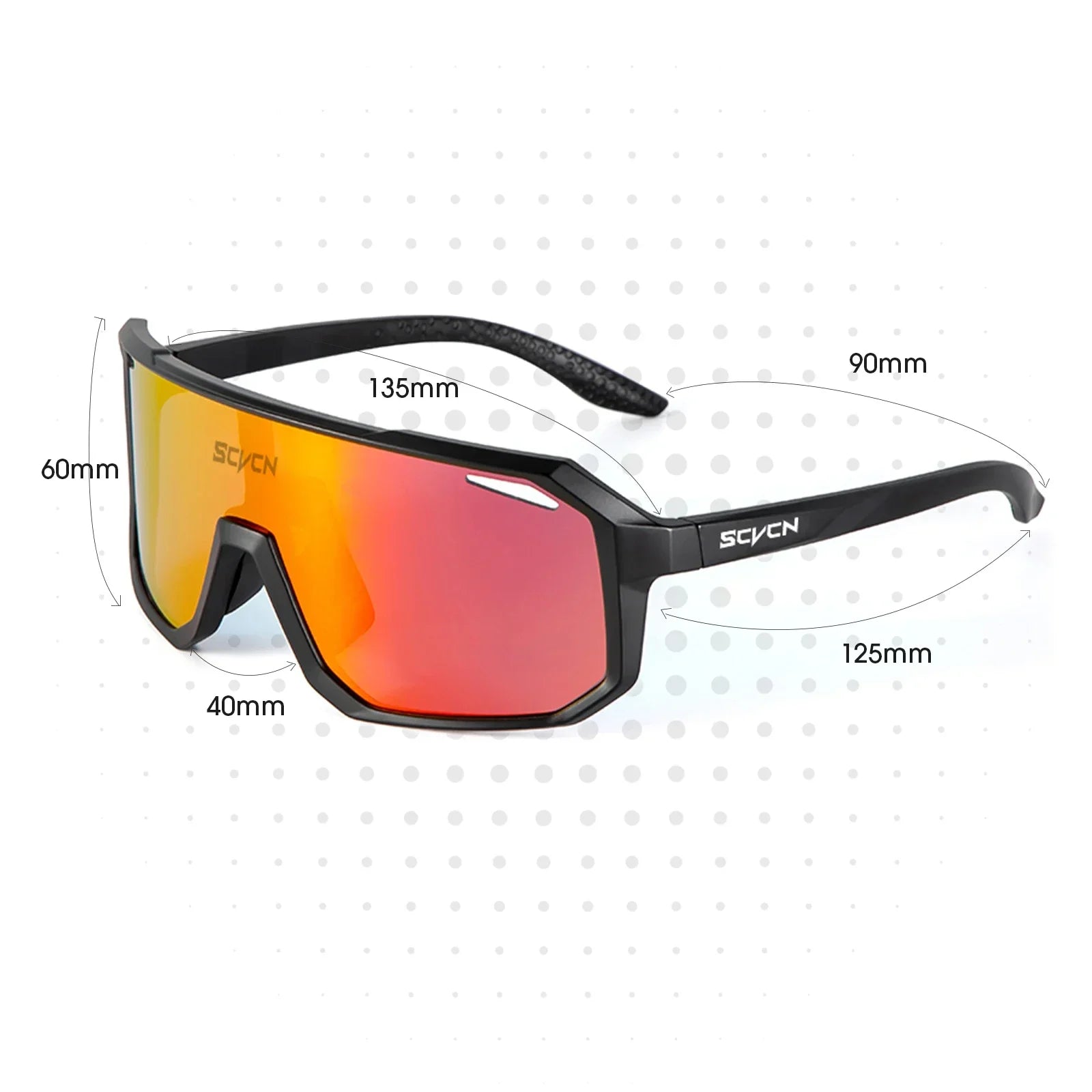 SCVCN Sunglasses Eyewear for Outdoors Bike Cycling Hiking Camping Golf UV400