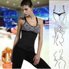 1pc Waist Trainer Slimming Body Shaper Fitness Belt Weight Loss Fat Burning Sport Girdle Sweat Trimmer Workout Cincher Shapewear mbzr