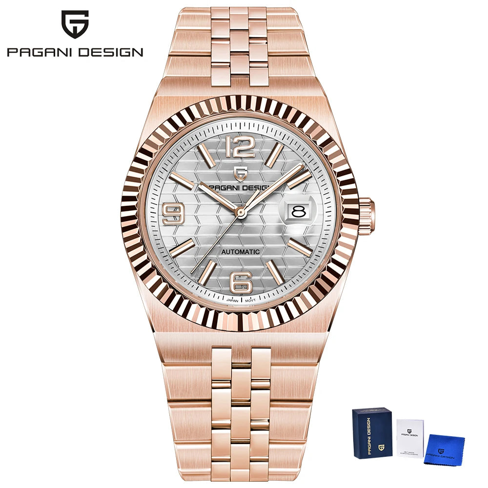 PAGANI DESIGN New Watches 3D Rhombus Dial Luxury Automatic Watch For Men Fashion AR Sapphire crystal Mechanical Wrist watch 2026