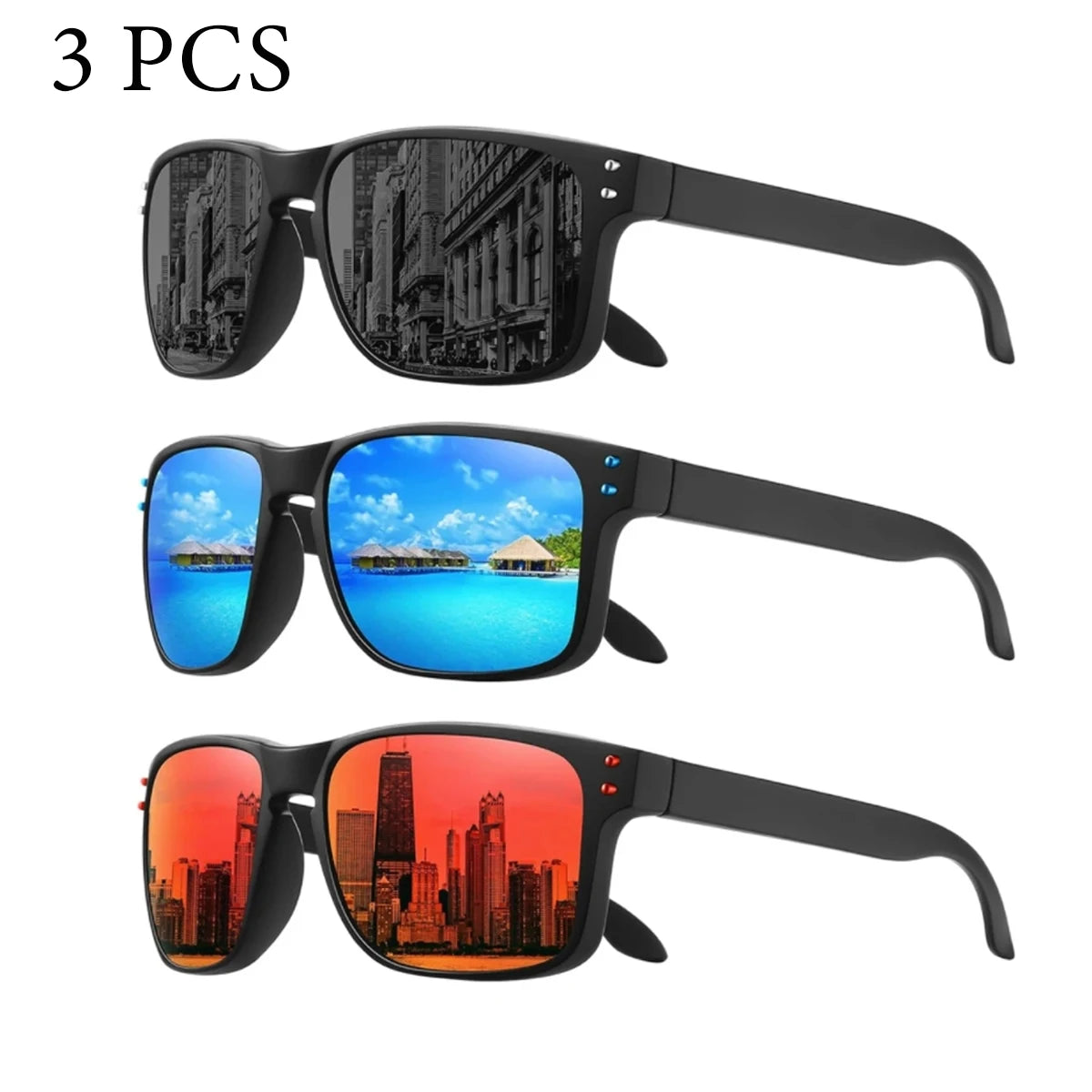 Fashion Polarized UV400 Casual Designer Sunglasses Unisex Eyewear mbzr