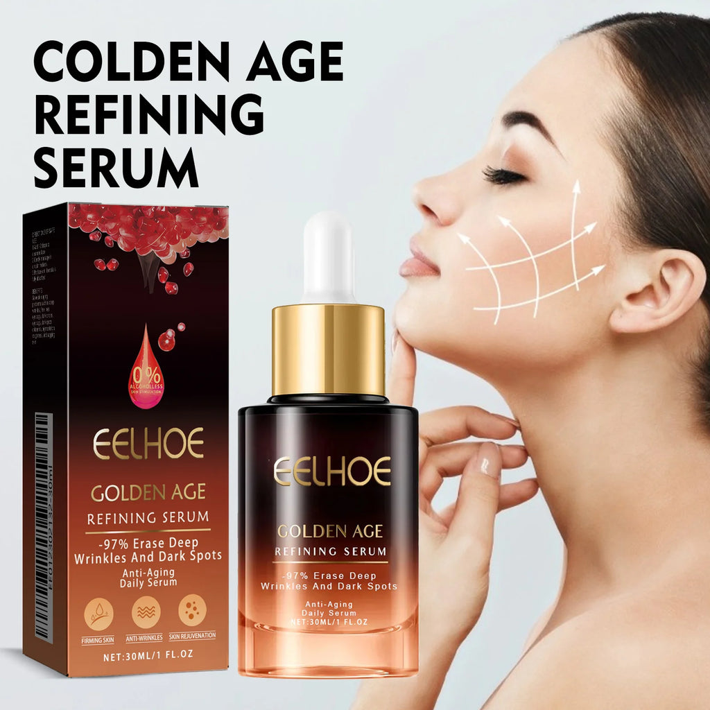 EELHOE Golden Age Essence Fading Fine Line Tightening Skin Hydrating Moisturizing Facial Essence mbzr