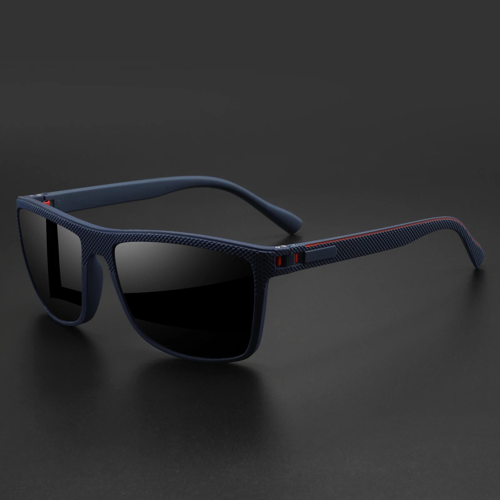 Premium Square Polarized Sunglasses - Spring Hinge Design, Comfort Fit for Cycling, Fishing, Beach & Daily Wear