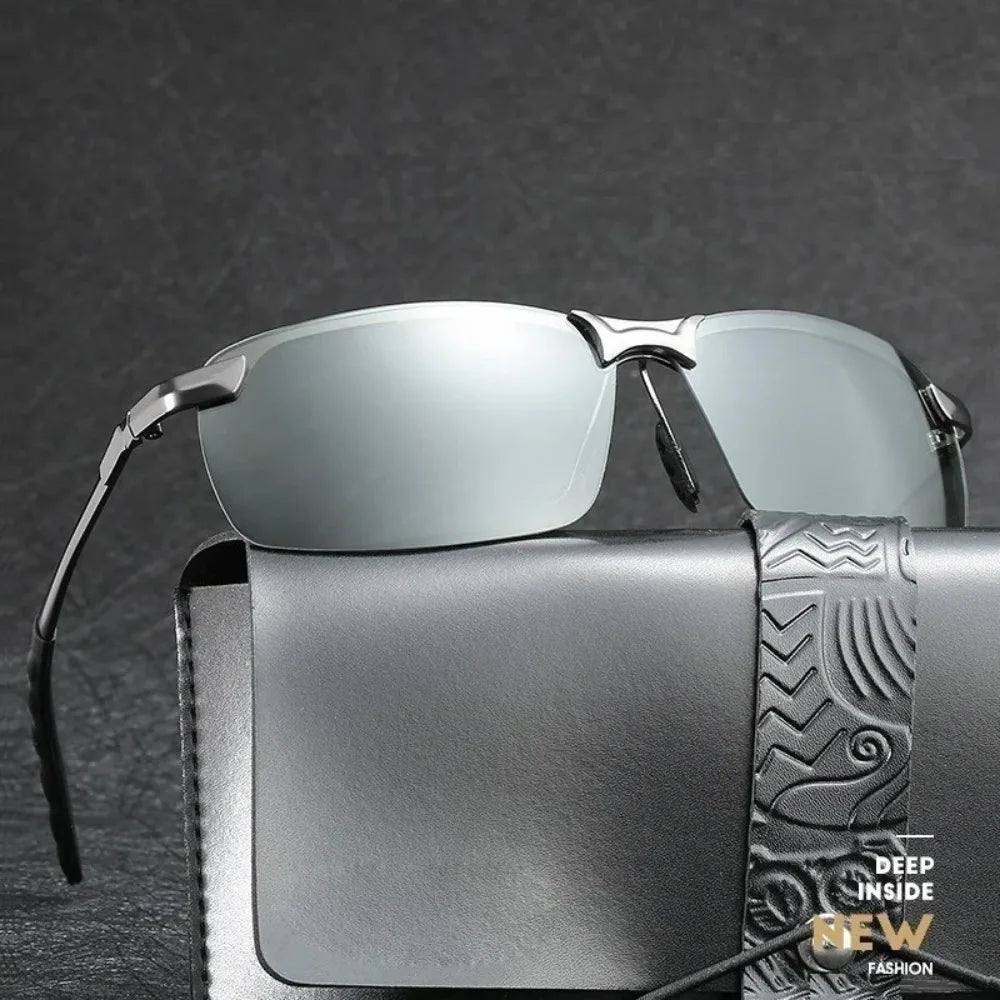 Chameleon Photochromic Polarized Sunglasses UV400 Day Night Vision for Driving And Fishing