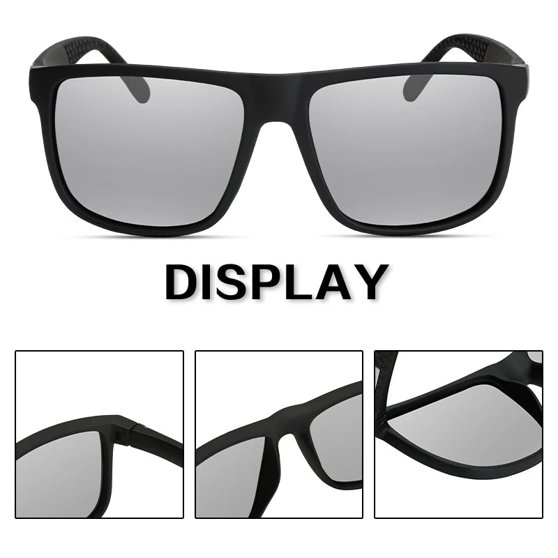 Brand Designer Men's Sun Glasses Vintage Square Sunglasses Men Women Luxury  Driving Fishing UV400 Eyewear Men mbzr