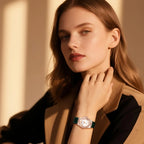 Women Watch Diamond Octagon Rose Golden Quartz Watches for Ladies Fashion Elegant PU Leather Strap Female Wristwatch Gift 2026 mbzr