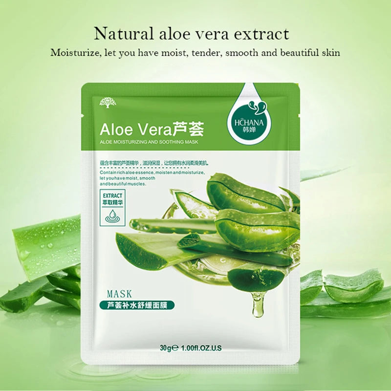 30pcs Fresh Fruits Facial Masks Face skincare Moisturizing Firming Hydrating Korean Face Mask Facial Skin Care Prodcuts mbzr