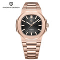 New Men's Watches PAGANI DESIGN Luxury Rose Gold Automatic Watch For Men Mechanical Wristwatch Waterproof AR Sapphire Clock 2026 EU Local Shipping