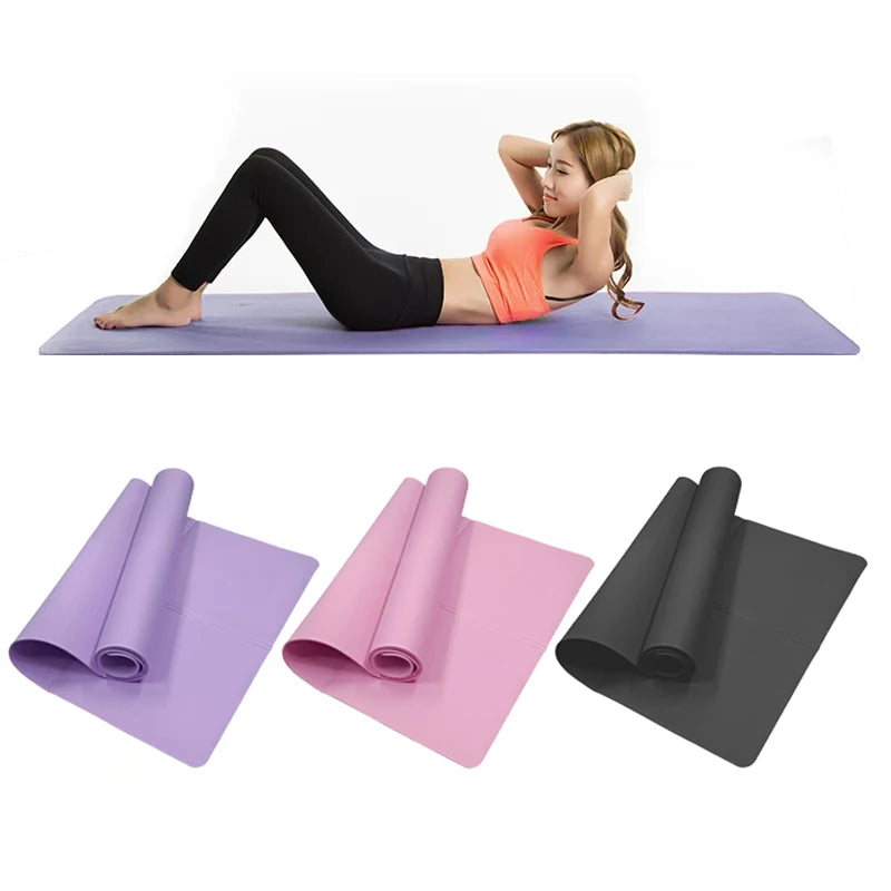 4MM Thick EVA Yoga Mats Anti-slip Sport Fitness Mat Blanket For Exercise Yoga And Pilates Gymnastics Mat Fitness Equipment mbzr