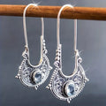 1 pair (2 pieces) bright bohemian ethnic style hanging earrings, fusing exotic totems and wandering feelings, romantic gifts for Valentine's Day engagement anniversary