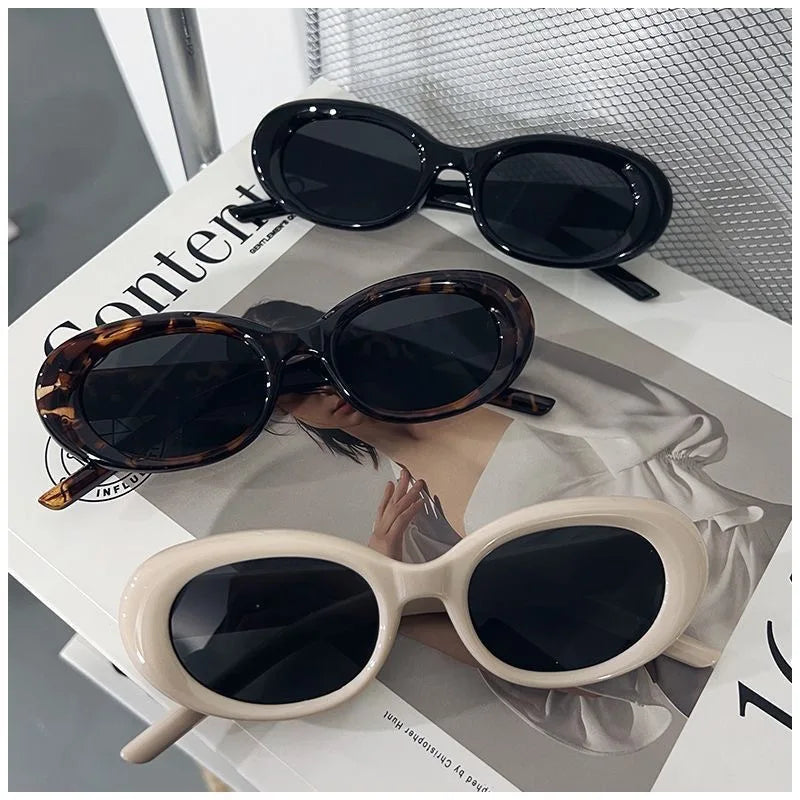 New Korean version gm personalized spice girl style American sunglasses three stars retro oval small frame premium sunglasses